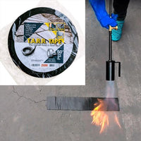 Asphalt tape torch on